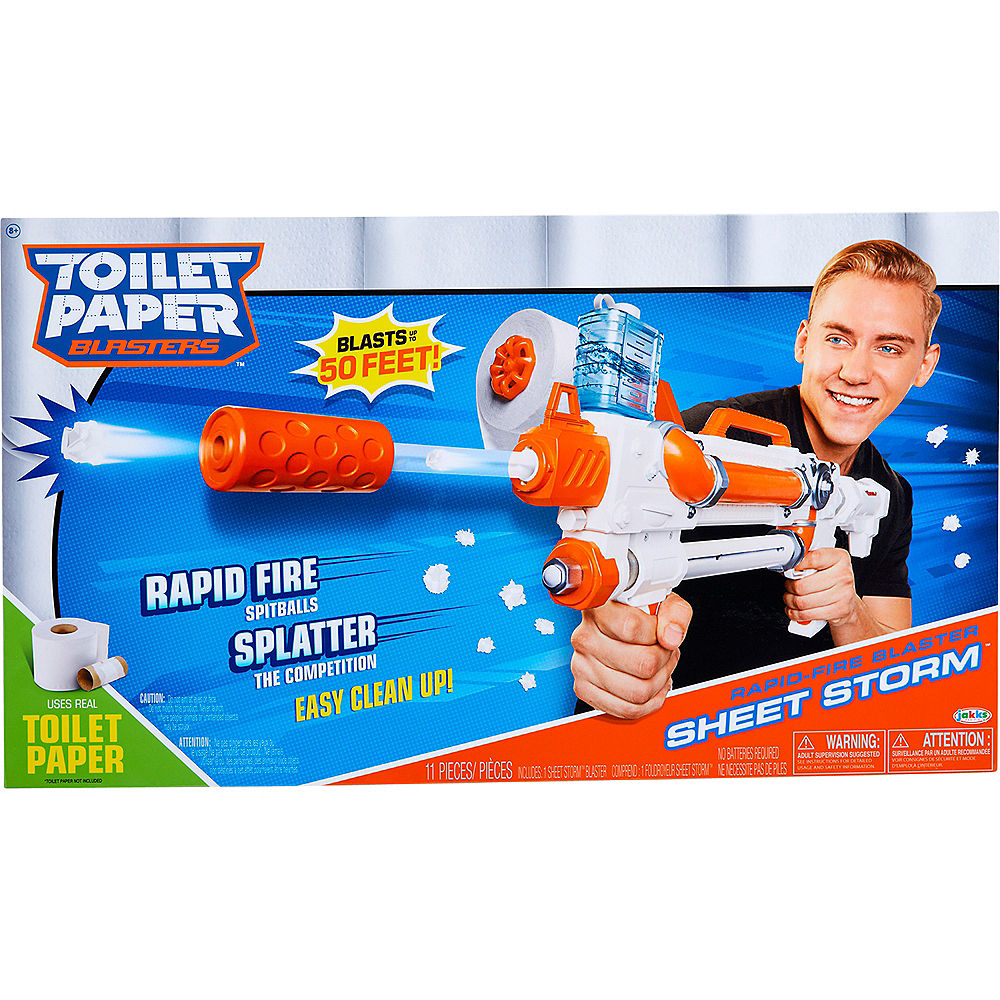 Toilet Paper Blaster Sheet Storm