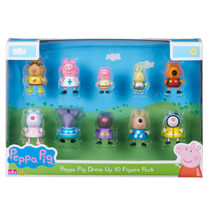 Peppa Pig Dress Up 10 Figure Pack