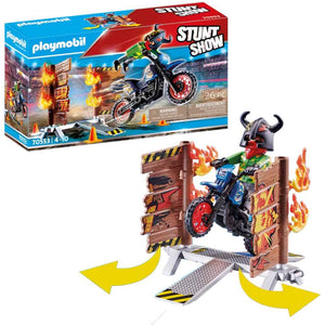 Playmobil Stunt Show 70553 Bike with Firewall