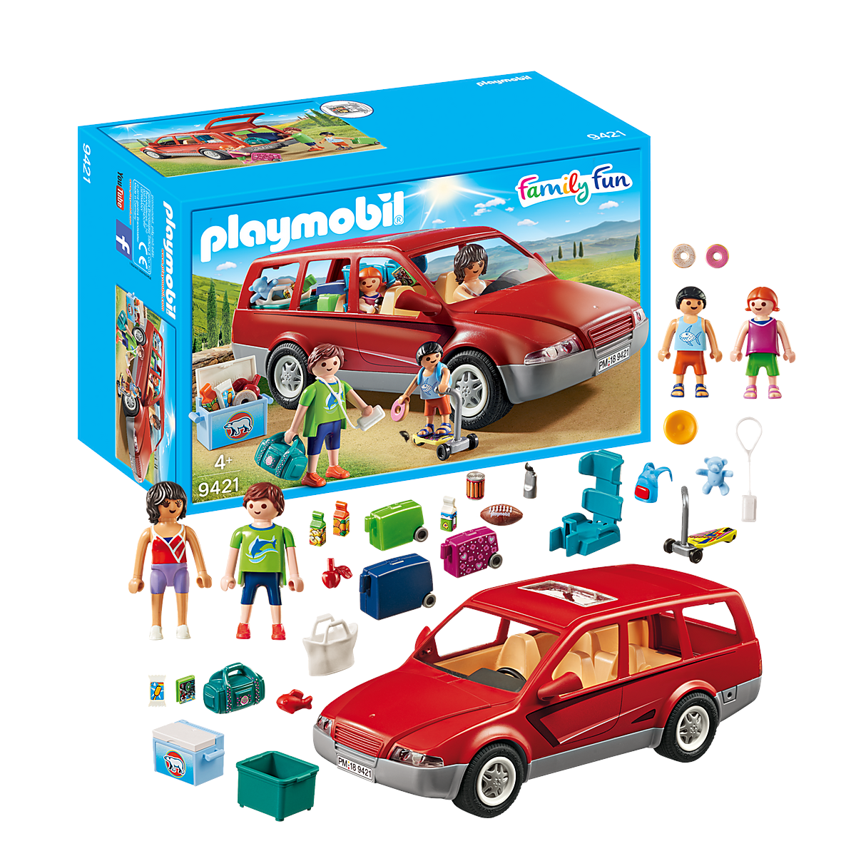 Playmobil family shop fun car