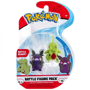Pokemon Battle Figure - Larvitar & Morpeko (Hangry Mode)