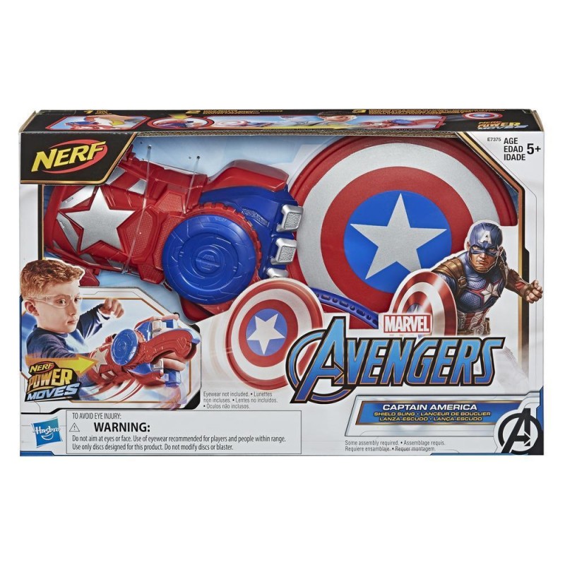 Nerf Power Moves - Captain America Shield Sling