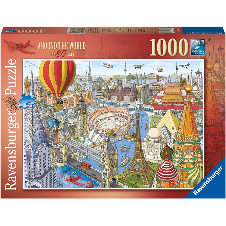 Around The World In 80 Days 1000pc Puzzle