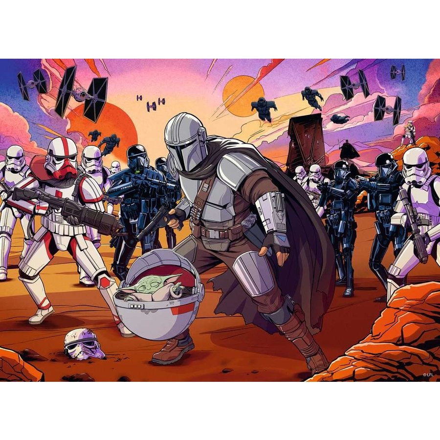 Star Wars The Mandalorian Face Off 200XXL Puzzle