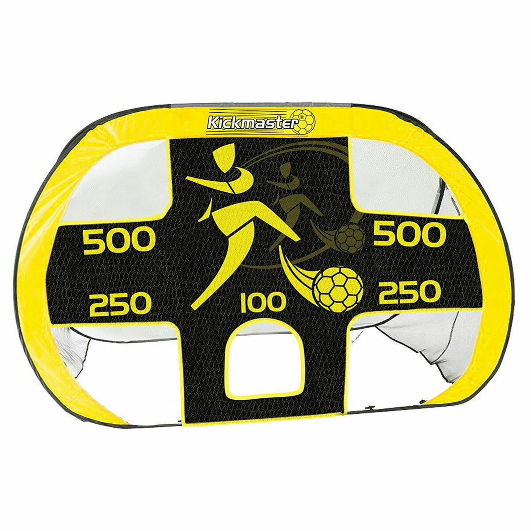 Kickmaster 2-In-1 Large Quick-Up Goal And Target Shot