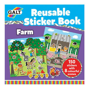 Galt Reusable Sticker Book - Farm