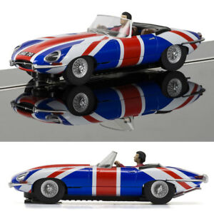 Scalextric Jaguar E Type Union Jack