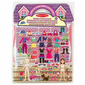 Melissa & Doug Reusable Puffy Stickers - Dress-Up
