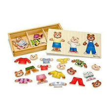 Load image into Gallery viewer, Melissa &amp; Doug Bear Dress-Up Puzzle
