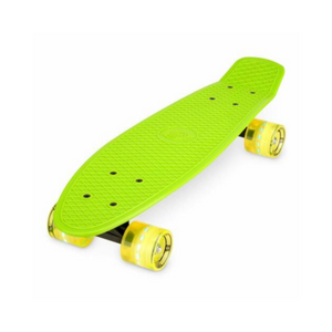 Xootz Skateboard with LED Wheels - Green