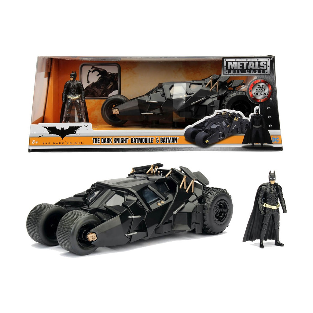Jada 1:24 The Dark Knight Batmobile & Batman