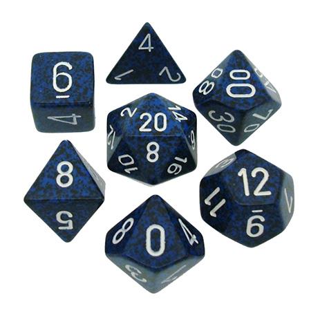 Speckled Stealth Polyhedral 7 Die Set