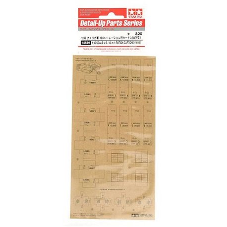 Tamiya U.S. 10-in-1 Ration Cartons (WWII) 1:35