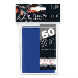 Deck Protector Sleeves - 50 Sleeves Blue
