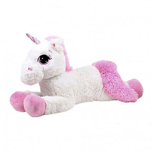 Unicorn Plush Toy Pink/White 70cm