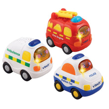 Load image into Gallery viewer, Toot Toot Drivers 3 Car Pack Emergency Vehicles

