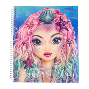 Top Model Fantasy Face Colouring Book