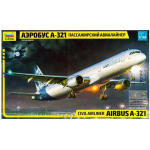 Zvezda Civil Airliner Airbus A-321 1:144